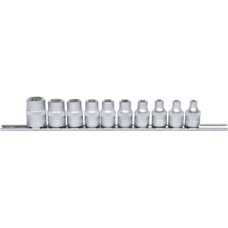 KS TOOLS 3/8' Jeu de douilles, Torx E, 10pcsE5-E18 ( 911.3930 )
