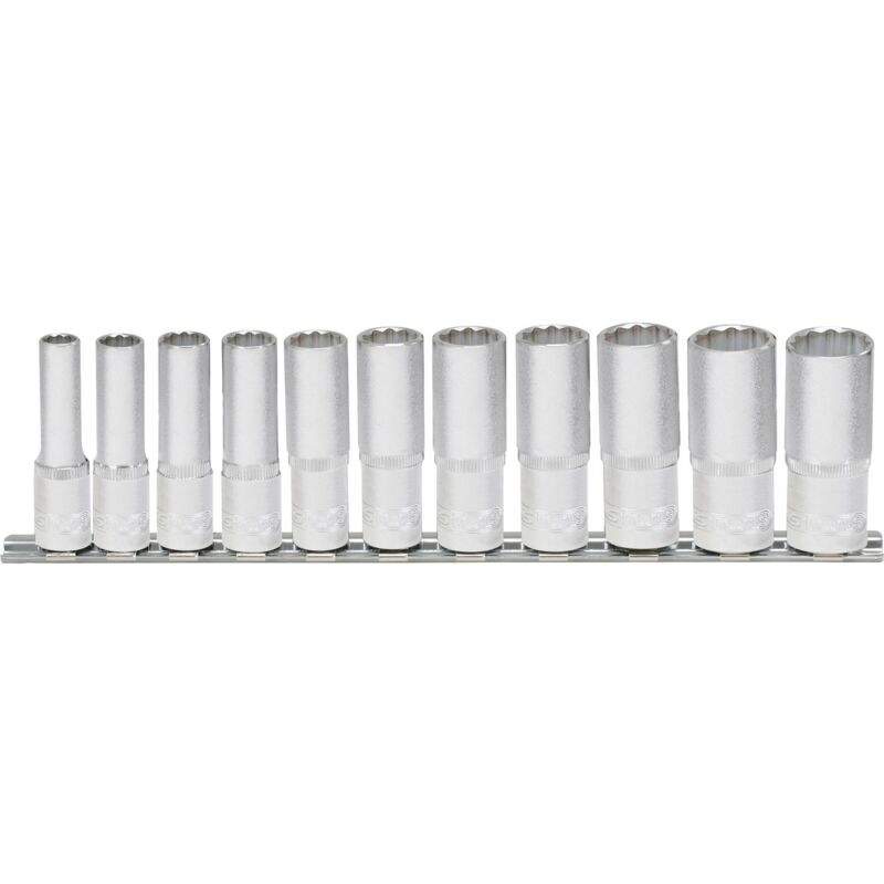 

Kstools - KS TOOLS 3/8' Juego de llaves de vaso de 12 cantos, largas, 11 pzs