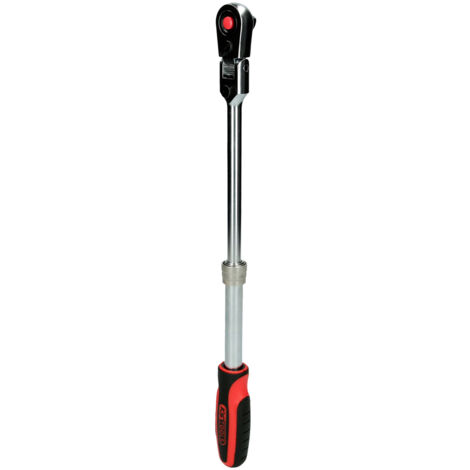 KS Tools 3/8 SlimPOWER Teleskop-Gelenk-Umschaltknarre, 72 Zahn