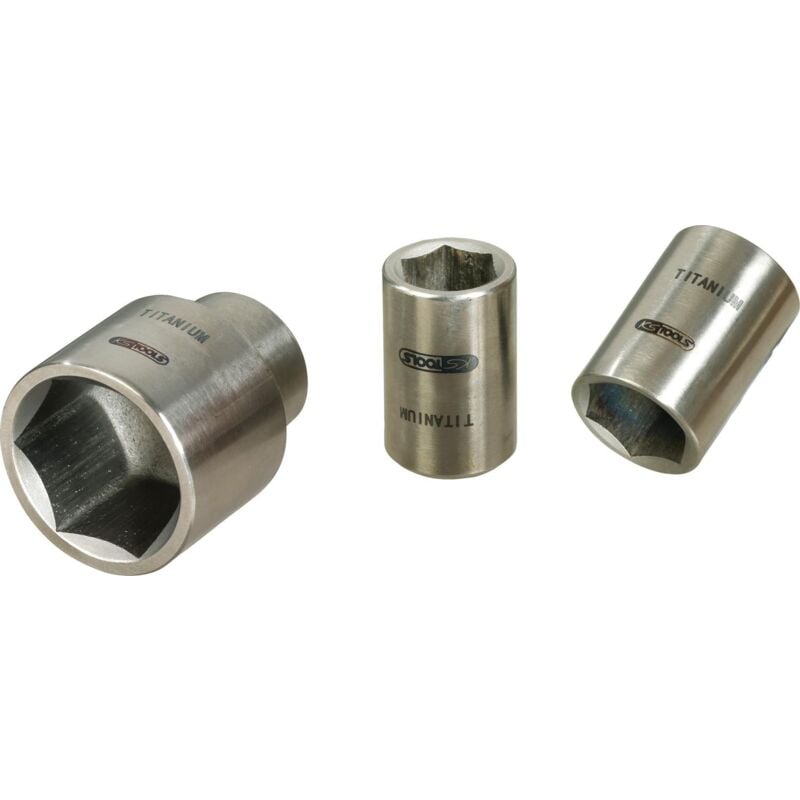 

Kstools - KS TOOLS 3/8' Llave de vaso hexagonal TITANplus, 7/16''