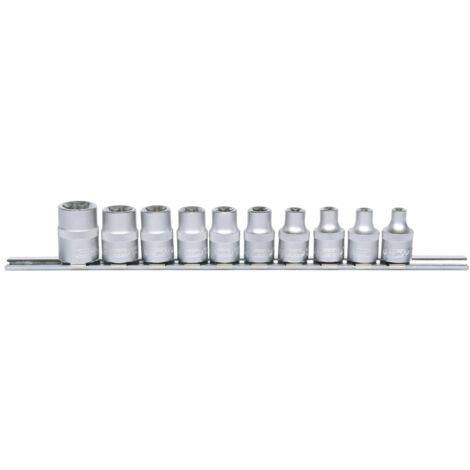 KS Tools 3/8 Torx-E Stecknuss-Satz, 10-tlg, E5-E18
