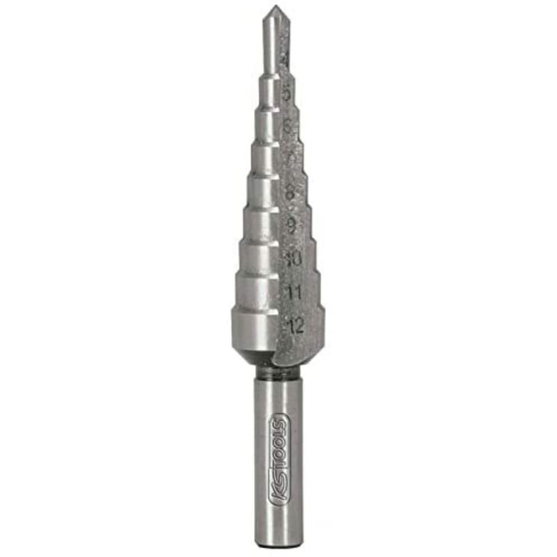 Image of Ks Tools 330.2211 - Punta a gradini in hss per lamiera, da 4 a 12 mm