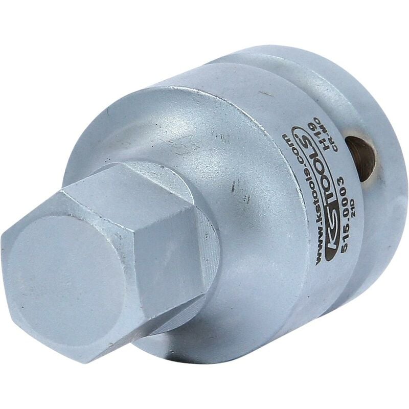 

Kstools - KS TOOLS Llave de vaso de impacto hexágono interior, modelo corto 3/4', entrecaras 19