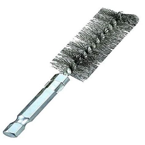 KS Tools 340.0080 Spazzola setole in acciaio 1/4" Ø 13 mm