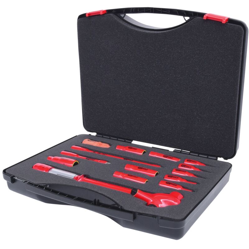 Kstools - ks Tools 3/8 Steckschlüssel-Satz mit isolierten Werkzeugen, 14-tlg