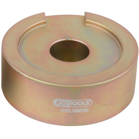 KS Tools 440.0064B Montage-Gegenhalteplatte VW / Audi / Seat / Skoda, Ø 72 mm