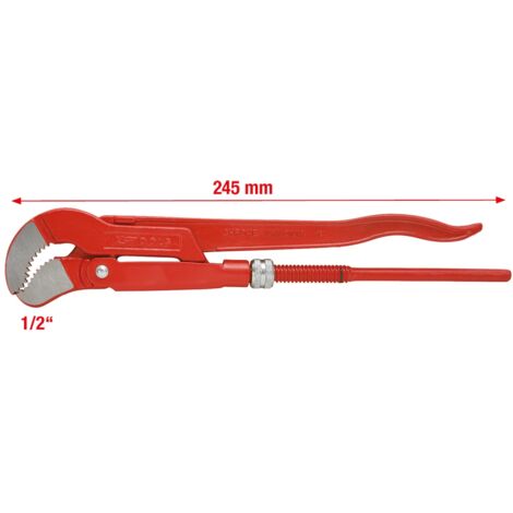 KS Tools 45° gewinkelte Eckrohrzange, 1/2, auf Hänger