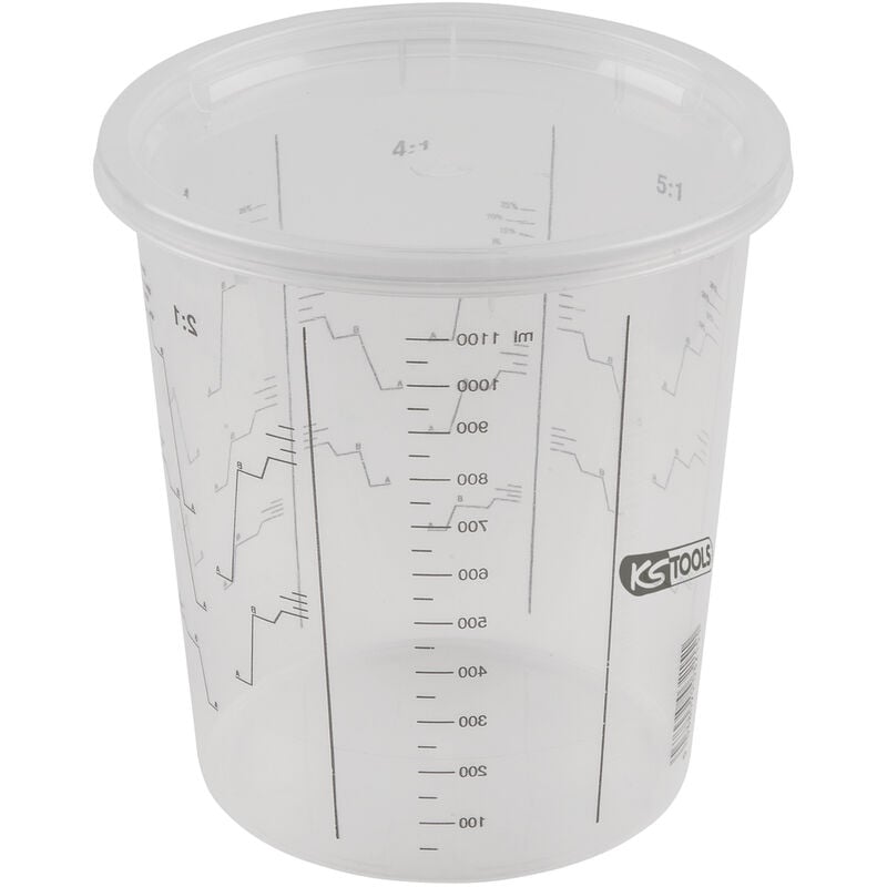 Kstools - ks Tools - Lot de 25 godets mélangeurs jetables - 650 ml - 500.8057