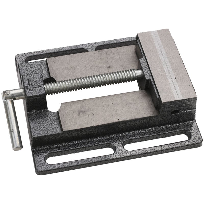 Kstools - Etaux à mors parallèles pour perceuses sur colonne 100mm, ouverture 80mm