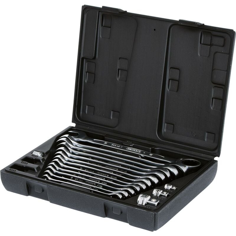 Kstools - Jeu de clés mixtes à cliquet GEARplus, 16 pcs