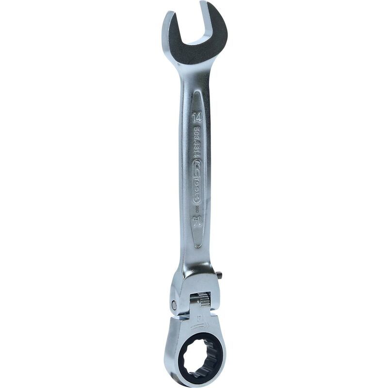 

Kstools - KS TOOLS Llave combinada de carraca articulada GEARplus, bloqueable, 14 mm