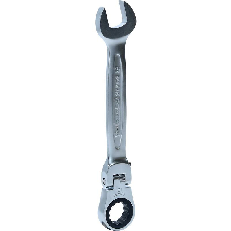 

Kstools - KS TOOLS Llave combinada de carraca articulada GEARplus, bloqueable, 15 mm