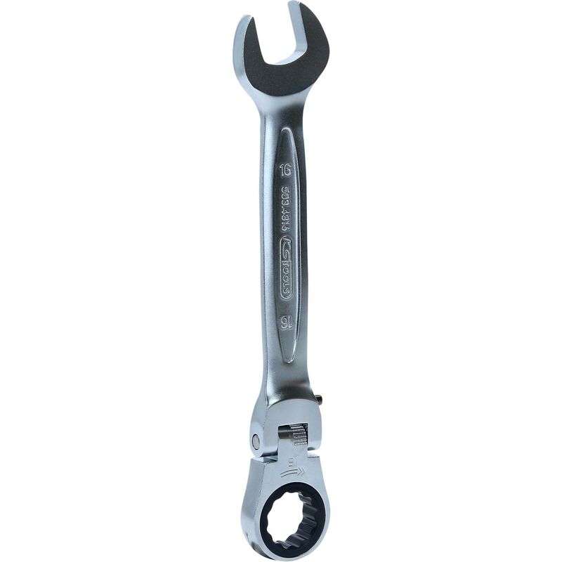 

Kstools - KS TOOLS Llave combinada de carraca articulada GEARplus, bloqueable, 16 mm