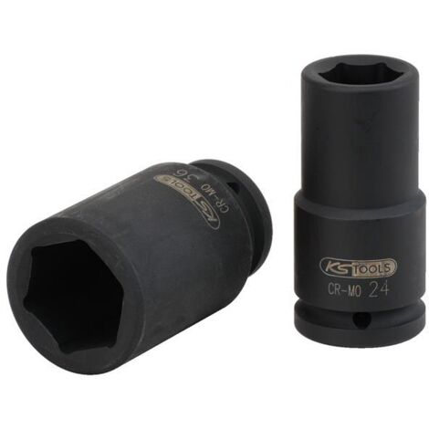 KS-Tools 515.1430-e 3/4" 6kant-Kraft-Stecknuss,l