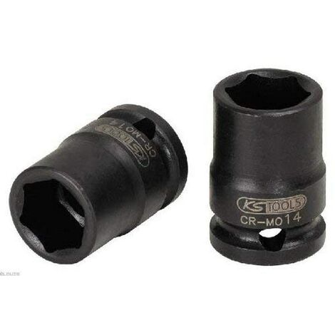 KS Tools 515.1517 3/8" Bussola esagonale p.avvitatori ad impulsi,corta,17mm