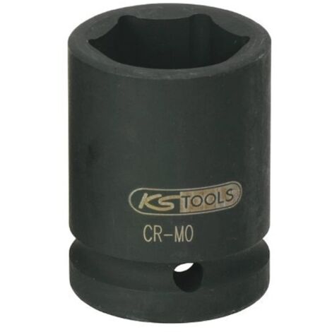 KS Tools 515.1727 Bussola Esagonale per Avvitatori ad Impulsi, Corta, 27 mm, 1"