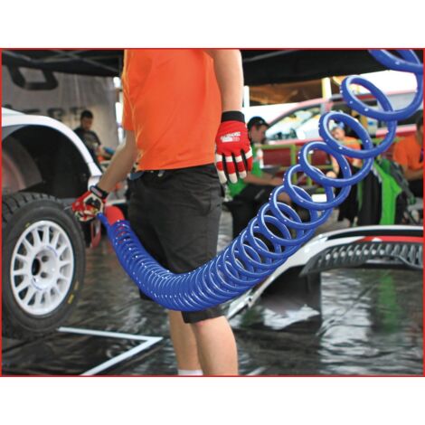 KS Tools 515.3330 Tubo a Spirale in PU per Aria Compressa, Diametro 6 mm