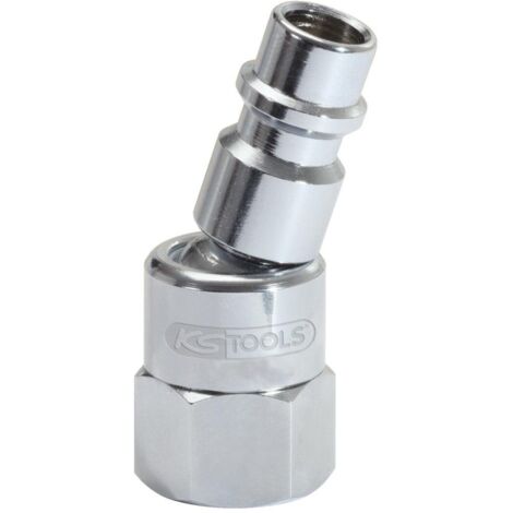 KS Tools 515.3394 Raccordo a Innesto Rapido con Snodo Sferico in Metallo, 16 mm