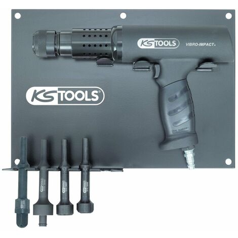 KS Tools 515.3880 Serie di scalpellatori ad aria compressa,6pz