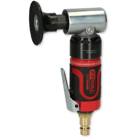 KS Tools 515.5580 Mini-levigatrice pneumatica per Dischi grandi SlimPOWER, 19000 giri/min