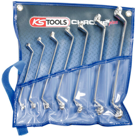 KS-Tools 518.0847 CHROME+ Doppelringschlüssel-Satz