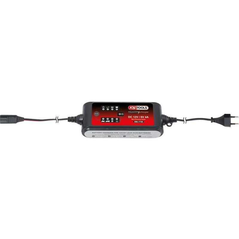 

Kstools - KS TOOLS Cargador de batería de alta frecuencia 6 V + 12 V 4A