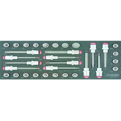 KS Tools 713.5009 Ultimate modulo di 32 Bussole cacciavite 1/2 "