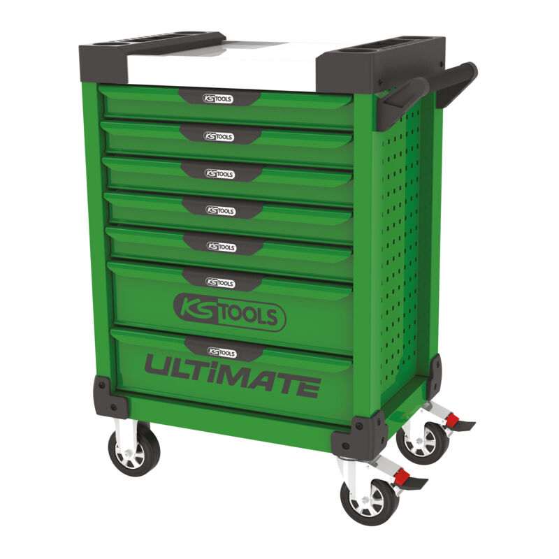 Kstools - Servantes ultimate 7 tiroirs Verte