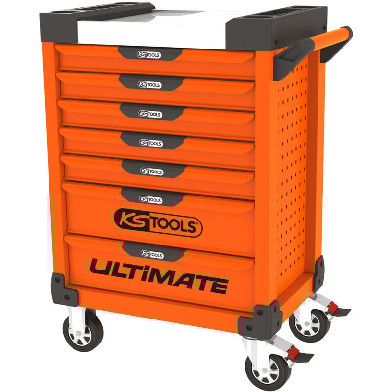 Kstools - Servantes ultimate 7 tiroirs Orange