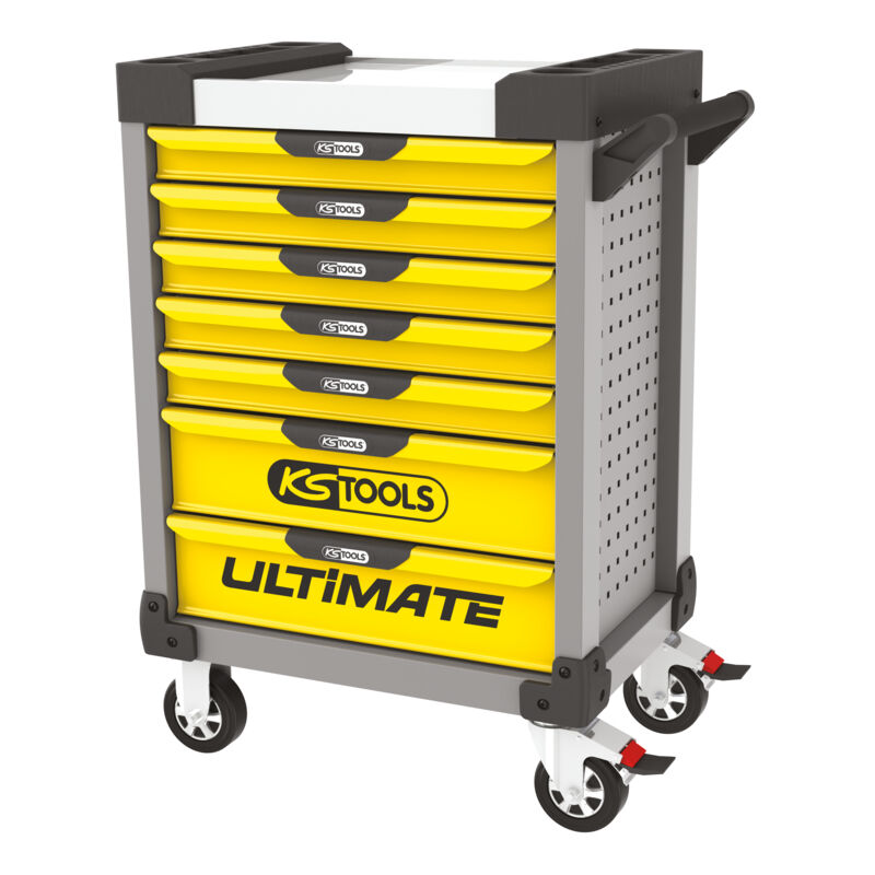 Kstools - ks Tools - Servante ultimate grise et jaune, 7 tiroirs - 814.0007