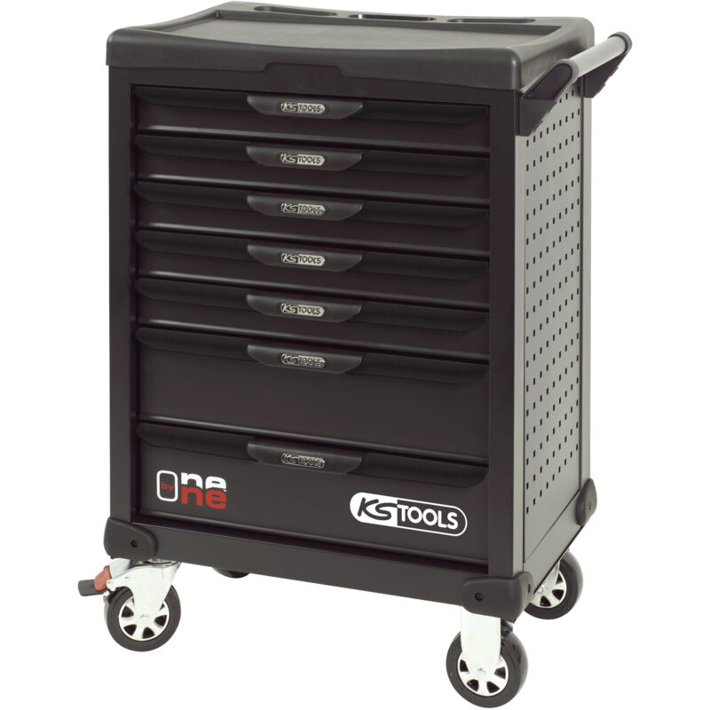 KS Tools - Servante One by One noire 7 tiroirs - 823.0007