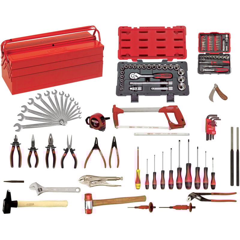 Composition d'outils pour la mécanique générale 131 pcs