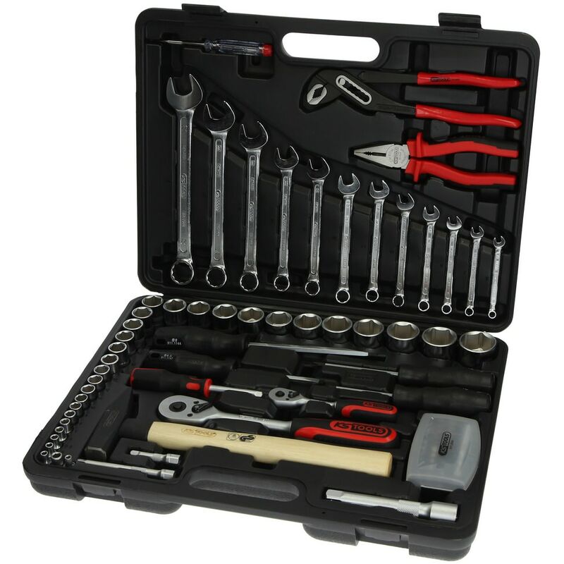 KS Superlock jeu de clés à douille 1/4’’ + 1/2’’, 88 parts
