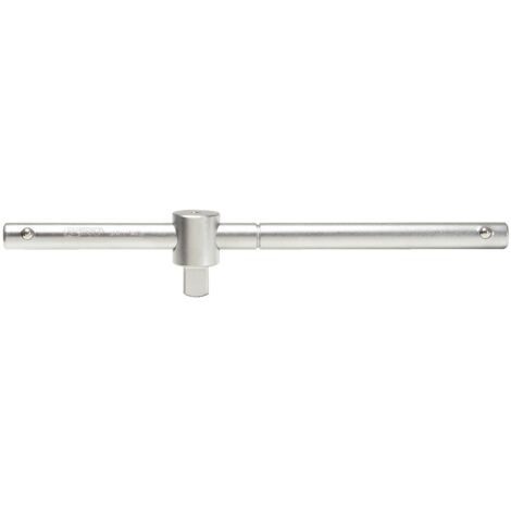 KS Tools 911.1204 Impugnatura a T con Leva Scorrevole, 250 mm, 1/2"