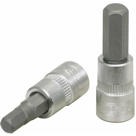 KS Tools 911.1437-E 1/4" Bussola p.viti a esagono incassato,4mm su rimorchio