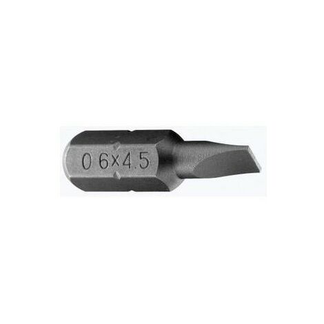 Ks Tools 911.2242 - Boîte de 10 embouts de vissage - Fente 4,5 - Entraînement 6,35mm - Longueur : 25mm