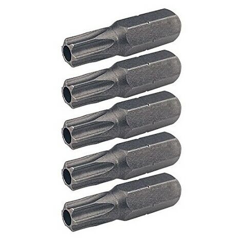 Ks Tools 911.2286 -5 x Embouts de vissage Torx percé 15 Entraînement 6,35 mm L.25 mm 1/4"