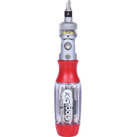 KS Tools 911.2470 Giravite per Inserti a Cricchetto, 190 mm, 1/4"