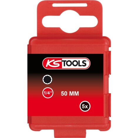 KS Tools 911.2705 1/4" Inserto p.viti XZN,M4,50mm,cf.da 5