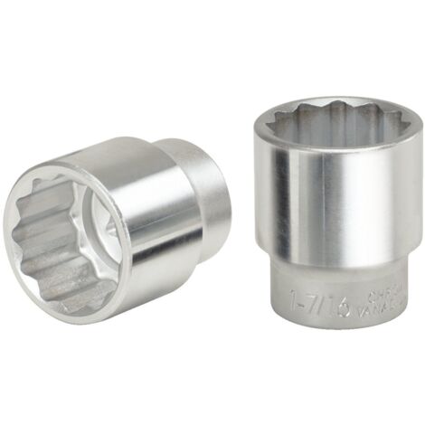 KS Tools 911.4124 Bussola poligonale 3/4", corta, 43 mm