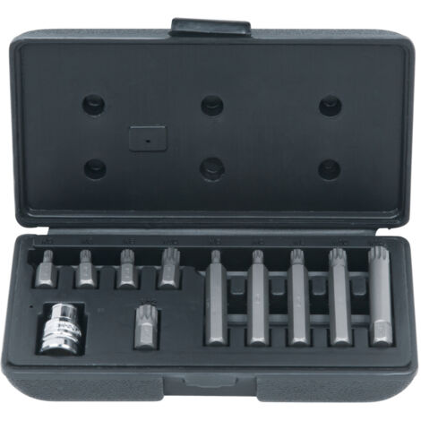 KS Tools 911.5030 Serie di Inserti, 11 Pezzi, XZN,10 mm