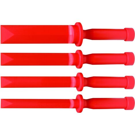 KS Tools 911.8130 Serie di Scalpelli in Plastica Rinforzata con Fibra di Vetro, 4 Pezzi