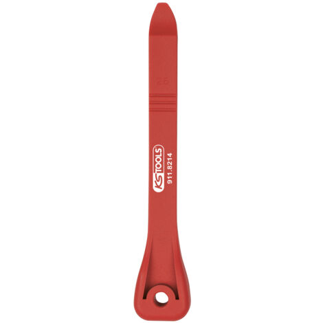 KS TOOLS 9118214 COURROIE PELLE, TÊTE BOMBÉE, 175 MM 911.8214