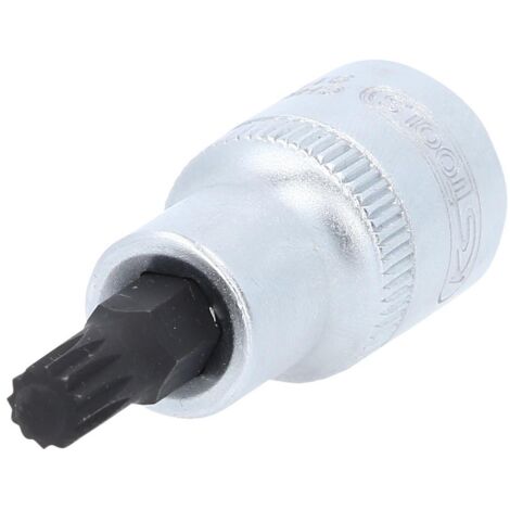 KS-Tools 911.9303 1/2" Bit-Stecknuss XZN, kurz, M8