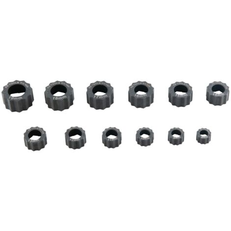 KS Tools 913.1415 Kit di estrattori di dadi speciali, 12 pz