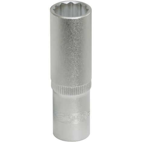 KS Tools 917.3986 3/8" Bussola poligonale,lunga,9/16"