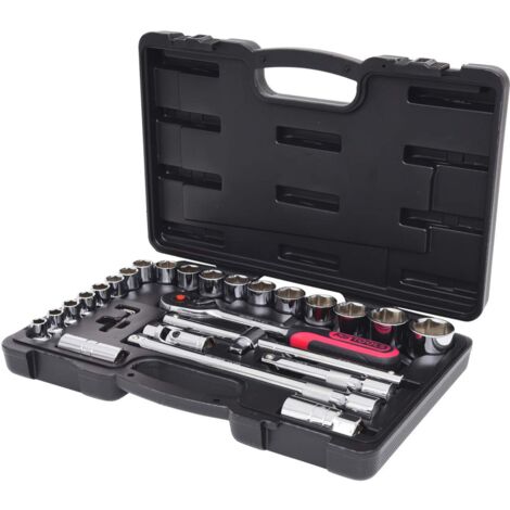 KS Tools 918.0728 1/2" Serie di chiavi a bussola CHROME 28 pz