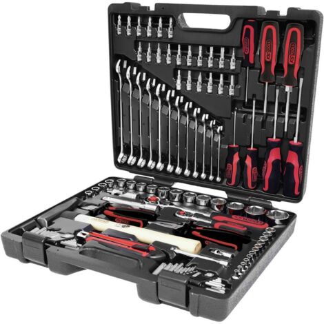 KS Tools 918.0797 1/4"+1/2" CHROMEplus Serie di utensili universali, 97 pz