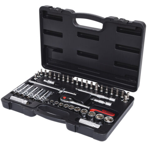 KS TOOLS 918.0846 COFFRET DE DOUILLES 3/8'' CHROMEPLUS 46 PIÈCES