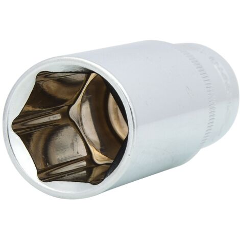 KS Tools 918.1252 1/2'' CHROMEplus Sechskant-Stecknuss, lang, 22mm
